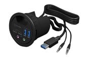 USB hub - RaidSonic ICY BOX IB-HUB1403B USB hub - 4 ports - Sort - IB-HUB1403B