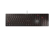 Tastatur - Cherry KC 6000 SLIM - Tastatur - Nordisk - Sort - JK-1600PN-2
