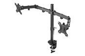 Skærmholder - Deltaco Dual Monitor Desk Mount for 13"-32" screens - Sort - GAM-040