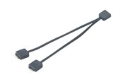 Kabinet Tilbehør - Akasa AK-CBLD08-12BK - RGB LED splitter - 12 cm - AK-CBLD08-12BK