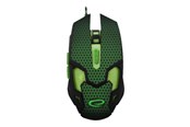 Mus - Esperanza MX207 COBRA - mouse - USB - green - Mus - Optisk - 6 knapper - Grøn - EGM207G