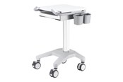 Skærmholder - Neomounts Medical Mobile Stand for Laptop keyboard & mouse Height Adjustable - White - cart - MED-M200