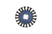 Vinkelsliber - Bosch X-LOCK-skivestålbørste, flettet tråd, 115 børster i stål - 2608620731