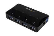USB hub - StarTech.com USB 3.0 Hub 4-Port plus Dedicated Charging Port USB hub - USB 3.2 - 4 ports - Sort - ST53004U1C