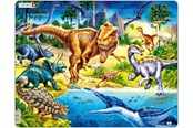 Puslespil - Larsen Puzzles Dinosaurs from the Cretaceous period. - LA-NB3