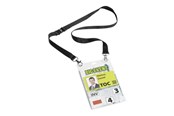Konference & Præsentation - DURABLE Event-Namensschild A6 mit Textilband Duo 1 - 8525-01