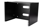 Rack skabe - StarTech.com Wall-Mount Bracket for Shallow Rack-Mount Equipment - Solid Steel - 8U cabinet - 8U - WALLMOUNT8