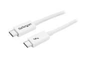 FireWire / ThunderBolt kabel - StarTech.com Thunderbolt 3 (20Gbps) USB C Cable - White - 1m - TBLT3MM1MW