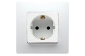 Afbrydermateriel - Legrand NILOE stikkontakt 230V SCHUKO 2 POL + N HVID - 664731