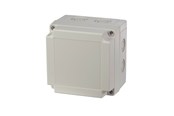 Tavler og kasser - FIBOX Monteringskasse MNX med dæksel gråt 130X130X100 - 6016309