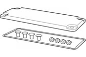Tavler og kasser - FIBOX Flange MB10324-PM komplet - 2550068