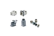 Diverse elektriske produkter - Weidmuller Komplet HA04 stik metal for chassismontage - 1802440000