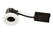 Lamper - Scan Products Luna Quick Install indbygningsspot rund GU10, blank hvid - 10007