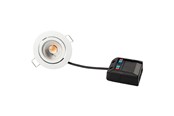 Lamper - Scan Products Claudia Looping 350mA Dæmpbar 3.2W 3000K Ra95 270lm IP44 Mat Hvid Rund. - 12263