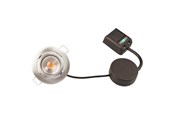 Lamper - Scan Products Claudia 230V Dæmpbar Flimmerfri 4.5W 3000K Ra95 305lm IP44 Børstet Alu Rund. - 10164