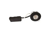 Lamper - Scan Products Luna LP 230V Dæmpbar Flimmerfri 6.2W 2700K Ra95 IP44 Mat Sort Rund. - 10105