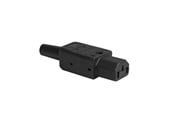 Afbrydermateriel - Bachmann Apparatstikkontakt C13, 10A/250V, sort - 915.170