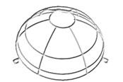 Bevægelsessensorer og skumringsrelæer - B.E.G. Beskyttelsesgitter PD1/2/3/4 - 92199