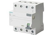 Komponenter til tavler og kasser - Siemens Fejlstrømsafbryder type A 63 4-pol 30mA 4 modul bred - 5SV3346-6