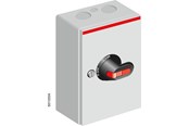 Afbrydermateriel - ABB Sikkerhedsafbryder 63A 3 polet med hjælpekontakt sort greb OT63ETMM3TE - 1SCA022734R6280