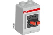 Afbrydermateriel - ABB Sikkerhedsafbryder 3 polet 16A M25 sort greb OTP16K3M25 - 1SCA022699R4310