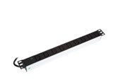 Rack skabe - BKT ELEKTRONIK Powerpanel 9xDK LMJ med led 1U sort - 1134H30.09-B