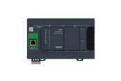 PLC, HMI, IOT og Industri - Schneider Electric TM241 PLC Kommunikation Ethernet, WEB server & Modbus, Indgange 14, Udgange 10 PNP, forsyning 24 VDC - TM241CE24T