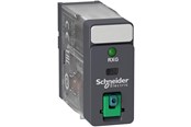 Komponenter til tavler og kasser - Schneider Electric 1CO 10A relæ testknap+LED 12VDC - RXG12JD