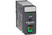Komponenter til tavler og kasser - Schneider Electric 1CO 10A relæ testknap+LED 24VAC - RXG12B7