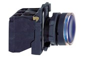 Trykknapper og signalenheder - Schneider Electric Lampetryk komp blå 230V m/LED NO+NC - XB5AW36M5