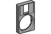 Trykknapper og signalenheder - Schneider Electric Skilteholder for skilt 18x27 mm ZBZ35 - ZBZ35