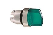 Trykknapper og signalenheder - Schneider Electric Drejegreb m/lys 2 positioner faste grøn - ZB4BK1233