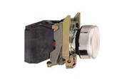 Trykknapper og signalenheder - Schneider Electric Lampetryk komp hvid 230VAC m/LED 1NO+NC - XB4BW31M5