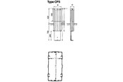 Tavler og kasser - ABB Kabelfordelingsskab 42L1611 CP3 - 2CEA000042L1611