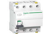 Komponenter til tavler og kasser - Schneider Electric Acti9 fejlstrømsafbryder 4P 63A Dobbelt terminal 300mA klasse A Bredde 72mm - A9Z24463