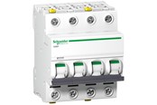 Komponenter til tavler og kasser - Schneider Electric Acti9 iC60H 4P 16A dobbelt terminal C-karakteristik 10/16kA 400V bredde 72mm - A9F07416