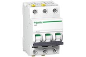 Komponenter til tavler og kasser - Schneider Electric Acti9 iC60H 3P 40A Dobbelt terminal C-karakteristik 10/16kA 230V Bredde 54mm - A9F07340