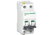 Komponenter til tavler og kasser - Schneider Electric Acti9 iC60N 1P-N 2A Dobbelt terminal C-karakteristik 6/10kA 230V Bredde 36mm - A9F04602