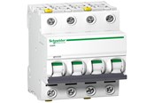 Komponenter til tavler og kasser - Schneider Electric Acti9 iC60N 4P 2A dobbelt terminal C-karakteristik 6/10kA 400V bredde 72mm - A9F04402