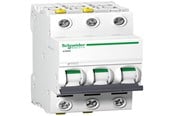 Komponenter til tavler og kasser - Schneider Electric Acti9 iC60N 3P 2A Dobbelt terminal C-karakteristik 6/10kA 230V Bredde 54mm - A9F04302