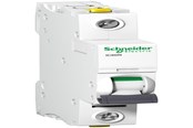 Komponenter til tavler og kasser - Schneider Electric Acti9 iC60N 1P 16A Dobbelt terminal C-karakteristik 6/10kA 230V Bredde 18mm - A9F04116