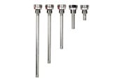 Procesinstrumentering - Danfoss 1/2" Følerlomme 100 mm indstik i Rustfrit stål - Til Ø6 mm ledningsføler - 084Z6051