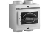 Afbrydermateriel - ABB Sikkerhedsafbryder 16A 3 polet uden hjælpekontakt metrisk gevind sort greb OTP16K3M1 - 1SCA022400R9750