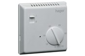 Varmeautomatik - Hager Rumtermostat bimetal 1SL 10A EK051 - EK051