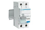 Komponenter til tavler og kasser - Hager PFI /automat kombi  1P+N 10A/C - AFA960G