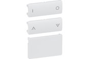 Lauritz Knudsen - LK IHC Wireless FUGA tangentsæt for batteritryk 2SL 1 modul, hvid - 530D6003