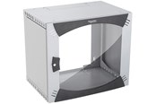 Rack skabe - Schneider Electric Actassi 19'' vægrack med glasdør 600x600x780 mm 15HE, lysegrå - NSYOPB15U6F
