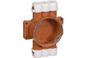 Lauritz Knudsen - LK PL-dåse for pladelofter type PL 35/16 mm, orange - 504R4222