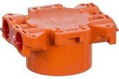 Lauritz Knudsen - LK PL-dåse for pladelofter type PL 52/20 mm, orange - 182A0221