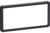 Lauritz Knudsen - LK FUGA Slim 55 Design ramme 2 modul, koksgrå - 560D8820